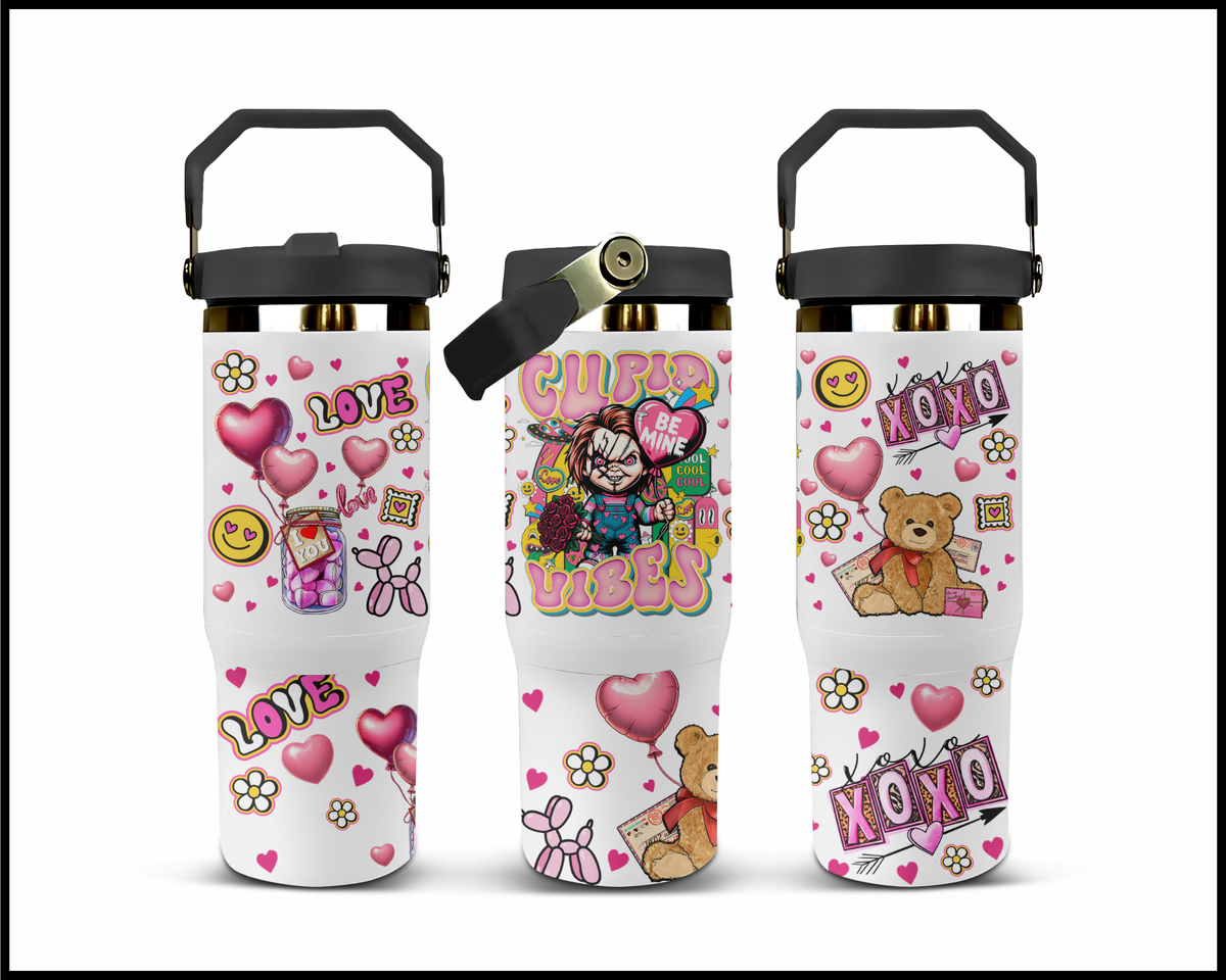 Cupid's Nightmare Stainless Steel Big Guzzler Tumbler (1515)