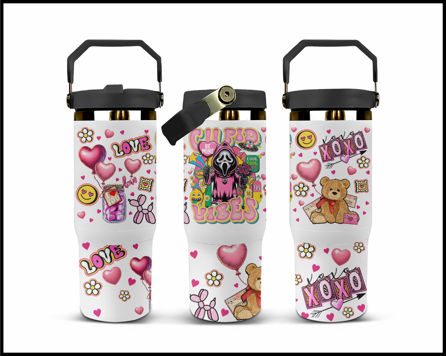 Cupid's Nightmare Stainless Steel Big Guzzler Tumbler (1517)