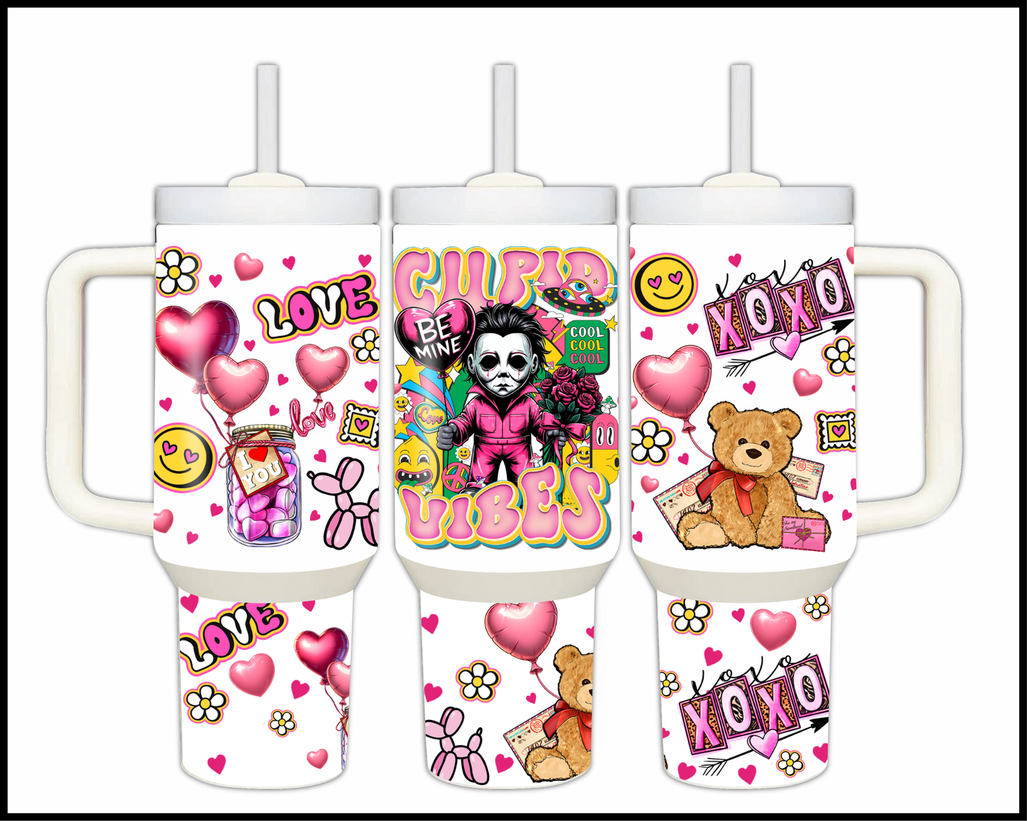 Cupid's Nightmare Stainless Steel Big Guzzler Tumbler (1519)