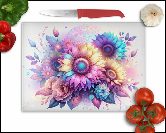 Floral Sublimated Cutting Board (151)