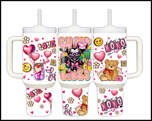 Cupid's Nightmare Stainless Steel Big Guzzler Tumbler (1521)