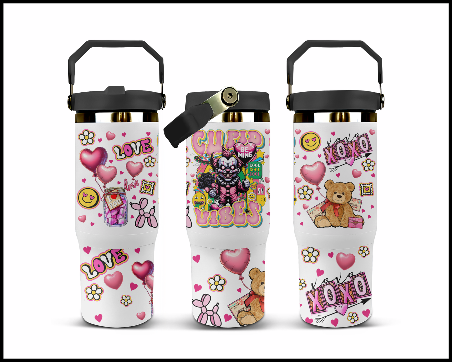 Cupid's Nightmare Stainless Steel Big Guzzler Tumbler (1521)
