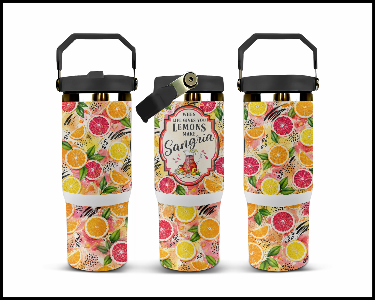 Make Sangria Stainless Steel Big Guzzler Tumbler (1537)