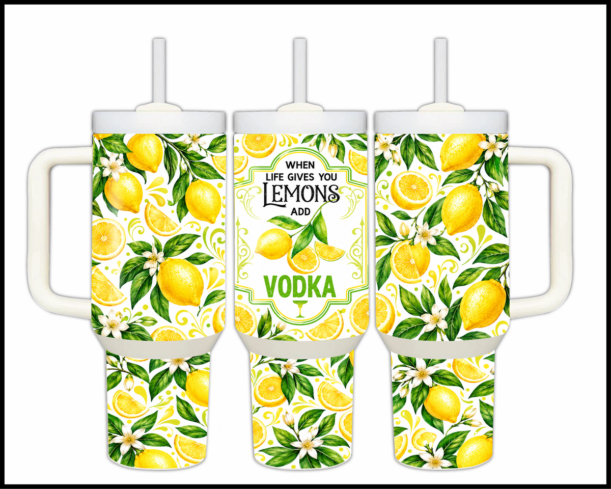 Add Vodka Stainless Steel Big Guzzler Tumbler (1542)