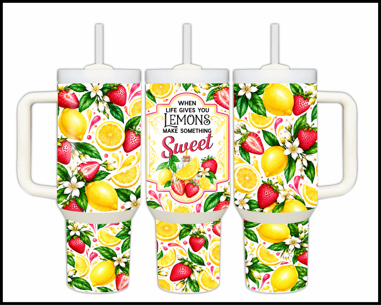 Make Something Sweet Stainless Steel Big Guzzler Tumbler (1543)