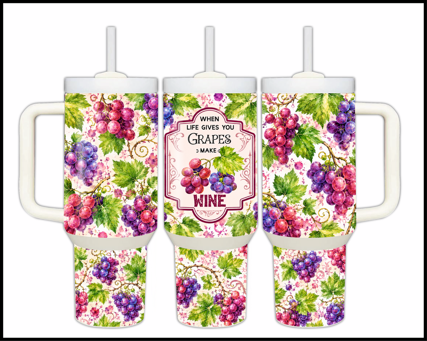 Make Wine Stainless Steel Big Guzzler Tumbler (1546)