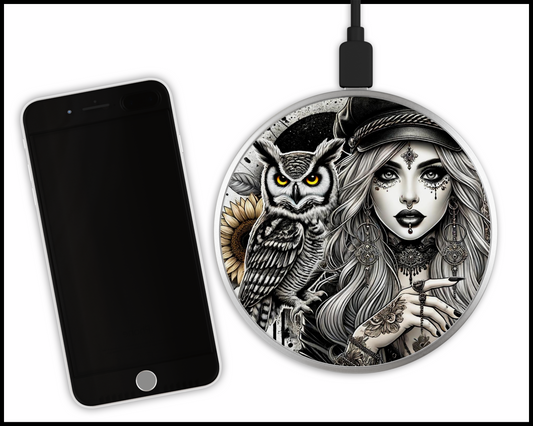 Owldorable Sublimated Wireless Phone Charger (265)