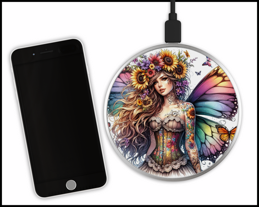 Sexy Bad Ars@ Fairy Sublimated Wireless Phone Charger (215)