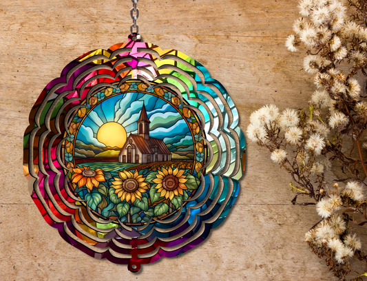 Floral Wind Spinner (266)