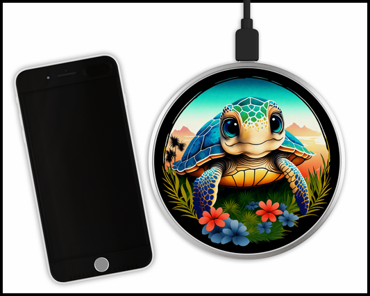 Turtle Sublimated Wireless Phone Charger (315)