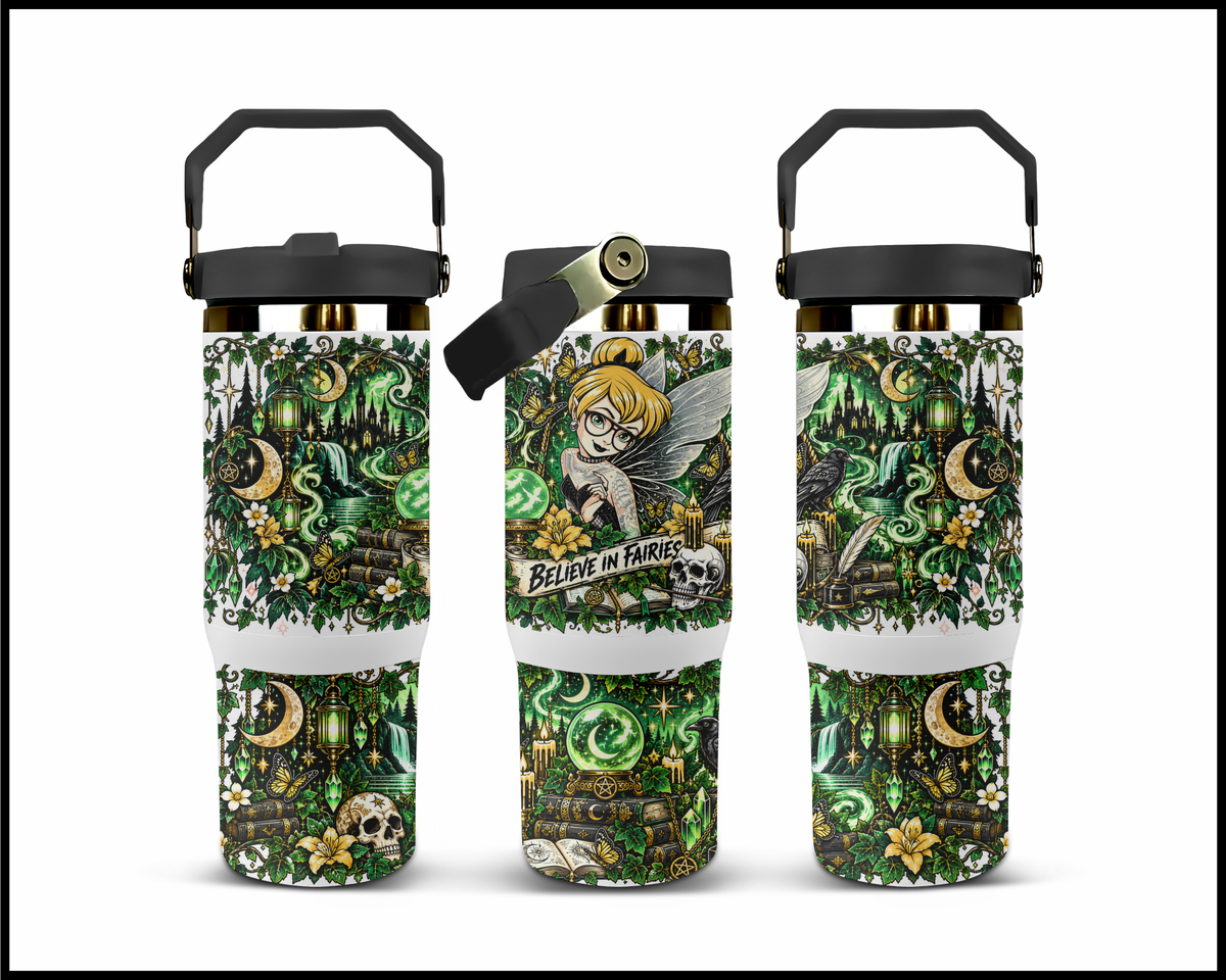 Believe In Fairies Stainless Steel Big Guzzler Tumbler (1624)