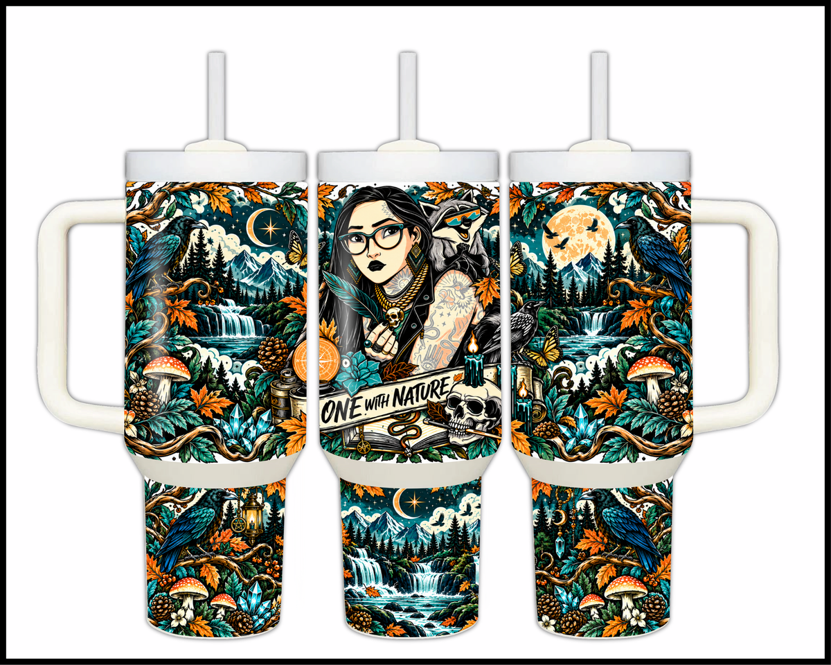 One With Nature Stainless Steel Big Guzzler Tumbler (1625)