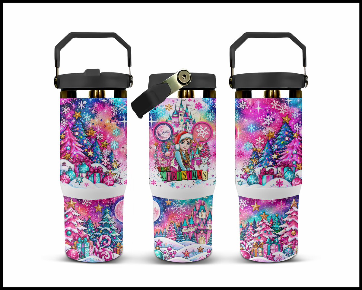 Magical Kingdom Christmas Stainless Steel Big Guzzler Tumbler (1635)