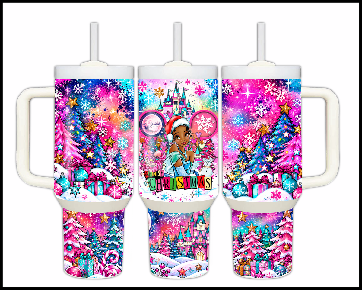Magical Kingdom Christmas Stainless Steel Big Guzzler Tumbler (1655)
