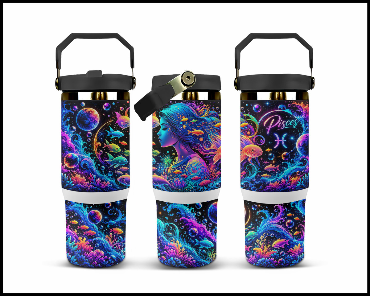 Pisces Stainless Steel Big Guzzler Tumbler (1670)