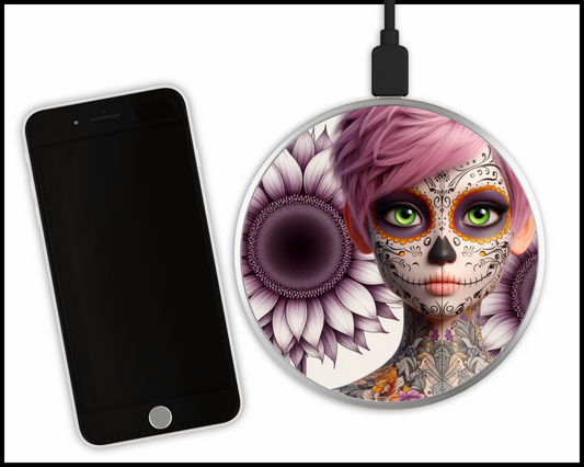 Mandala Women Sublimated Wireless Phone Charger (166)