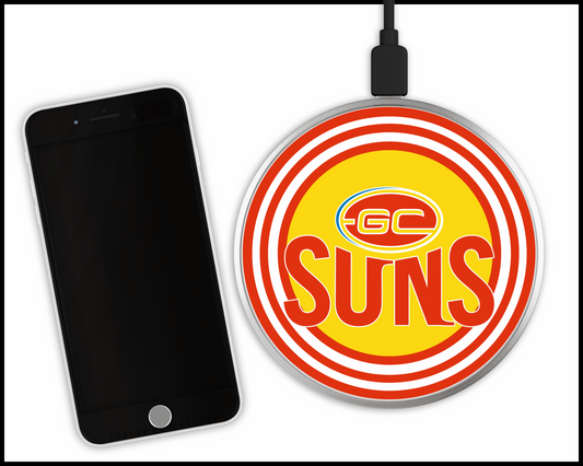 Gold Coast Suns Wireless Phone Charger (002)