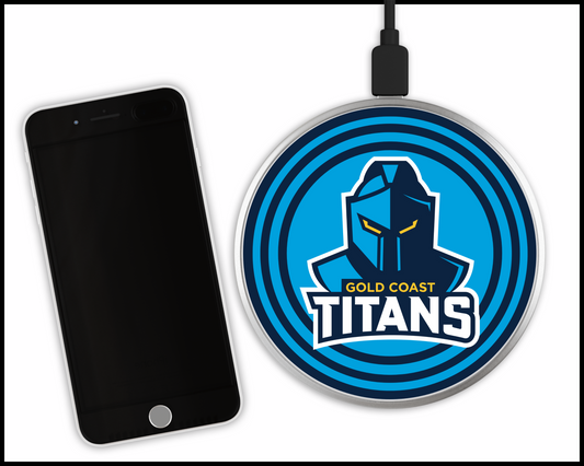Gold Coast Titans Sublimated Wireless Phone Charger (002)