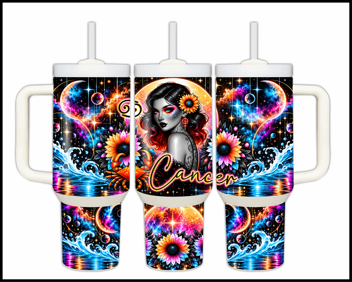 Cancer Stainless Steel Big Guzzler Tumbler (1712)