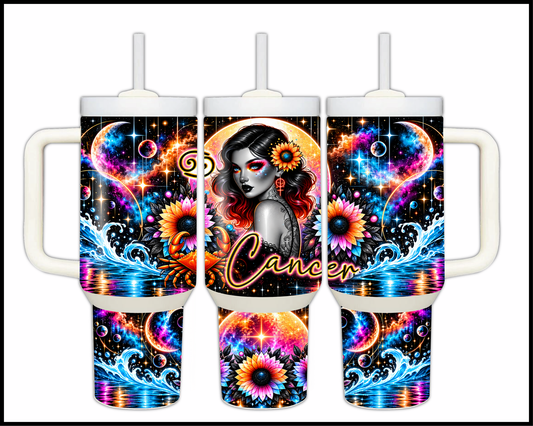 Cancer Stainless Steel Big Guzzler Tumbler (1712)