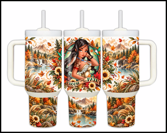 Choose Your Own Path Stainless Steel Big Guzzler Tumbler (1747)
