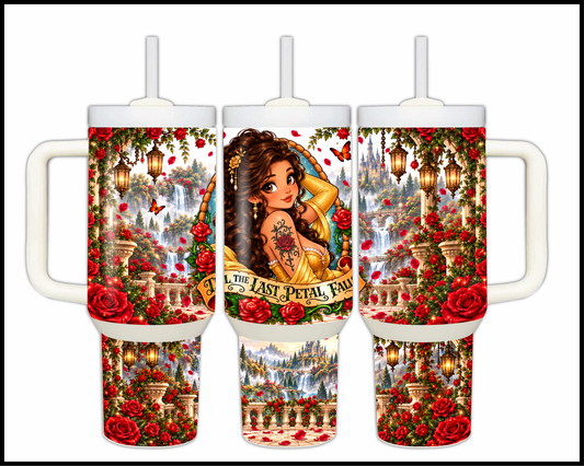 Til' The Last Petal Falls Stainless Steel Big Guzzler Tumbler (1756)