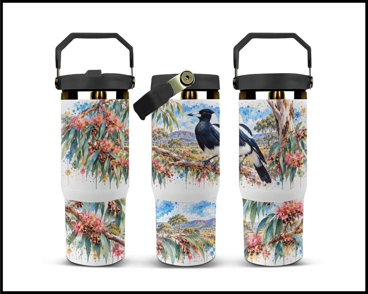 The Backyard Terror Stainless Steel Big Guzzler Tumbler (1772)