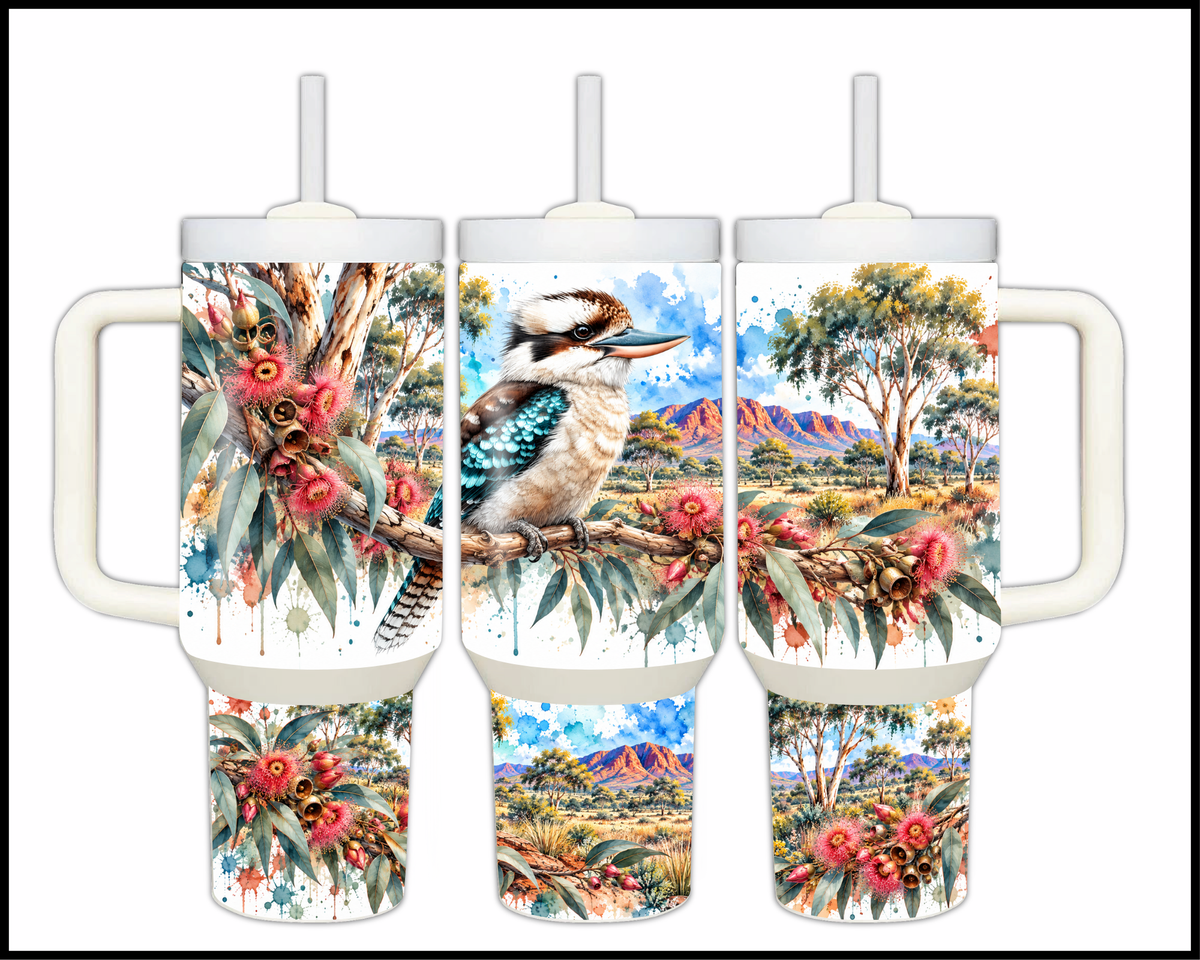 The Laughing Kookaburra Stainless Steel Big Guzzler Tumbler (1781)