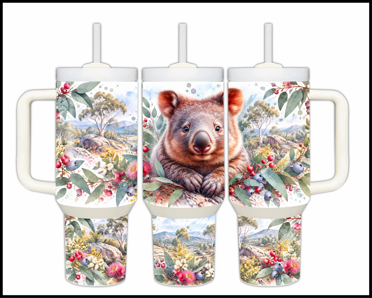 The Down Under Burrowing Bestie Stainless Steel Big Guzzler Tumbler (1782)