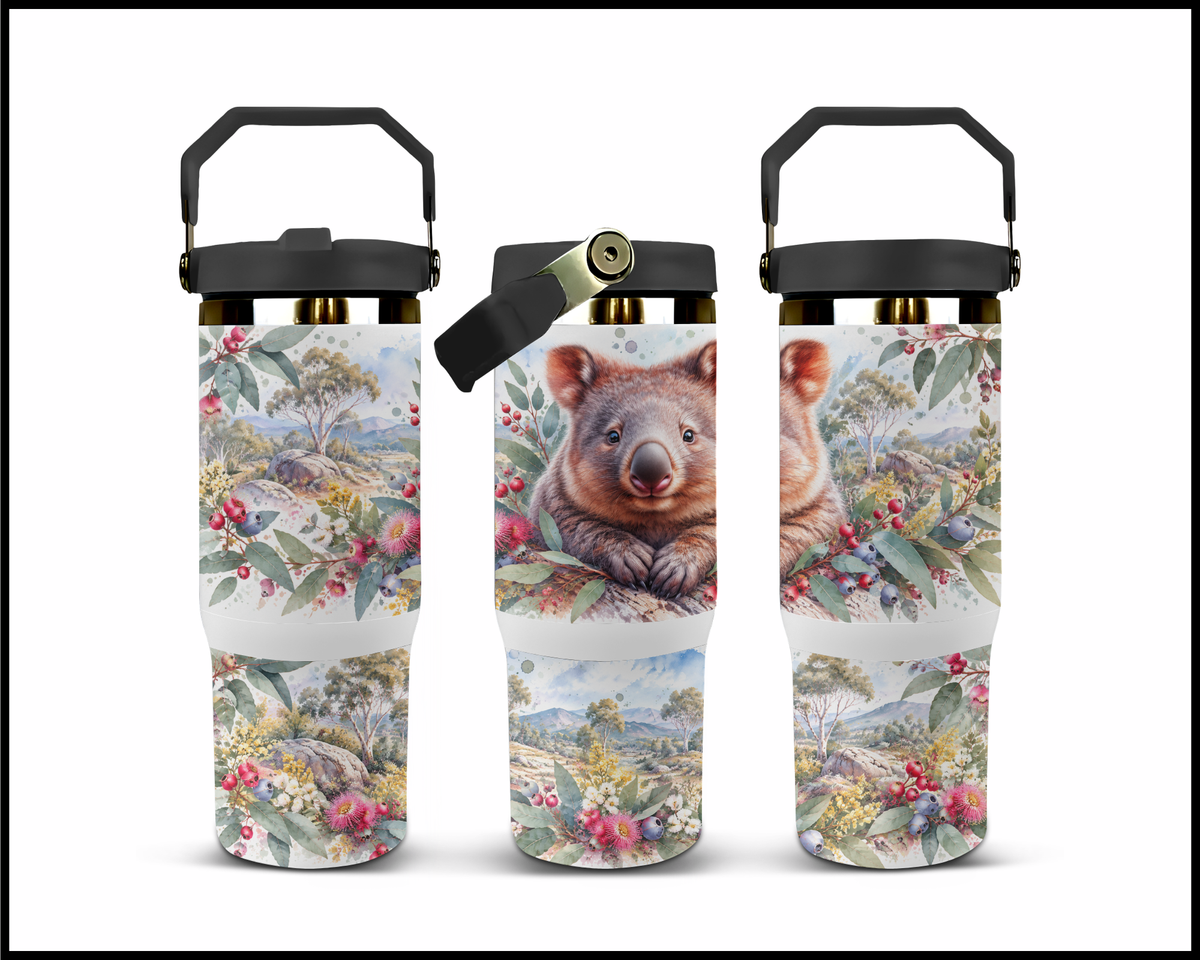 The Down Under Burrowing Bestie Stainless Steel Big Guzzler Tumbler (1782)