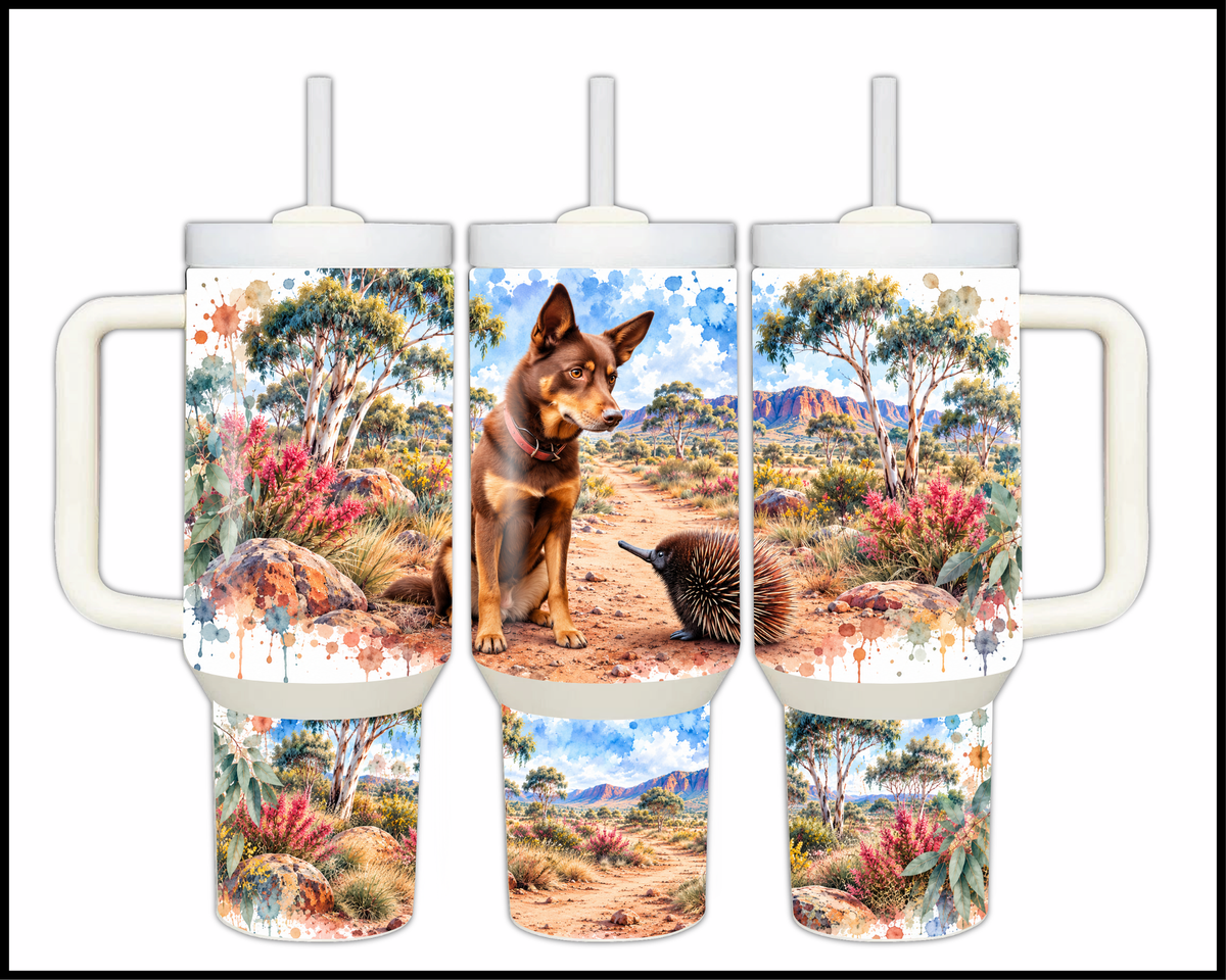 The Spiky Standoff Stainless Steel Big Guzzler Tumbler (1785)