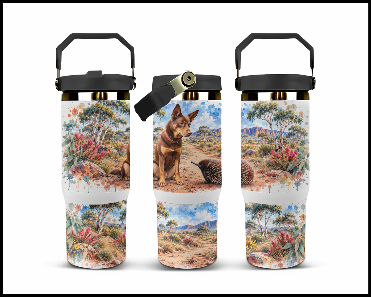 The Spiky Standoff Stainless Steel Big Guzzler Tumbler (1785)