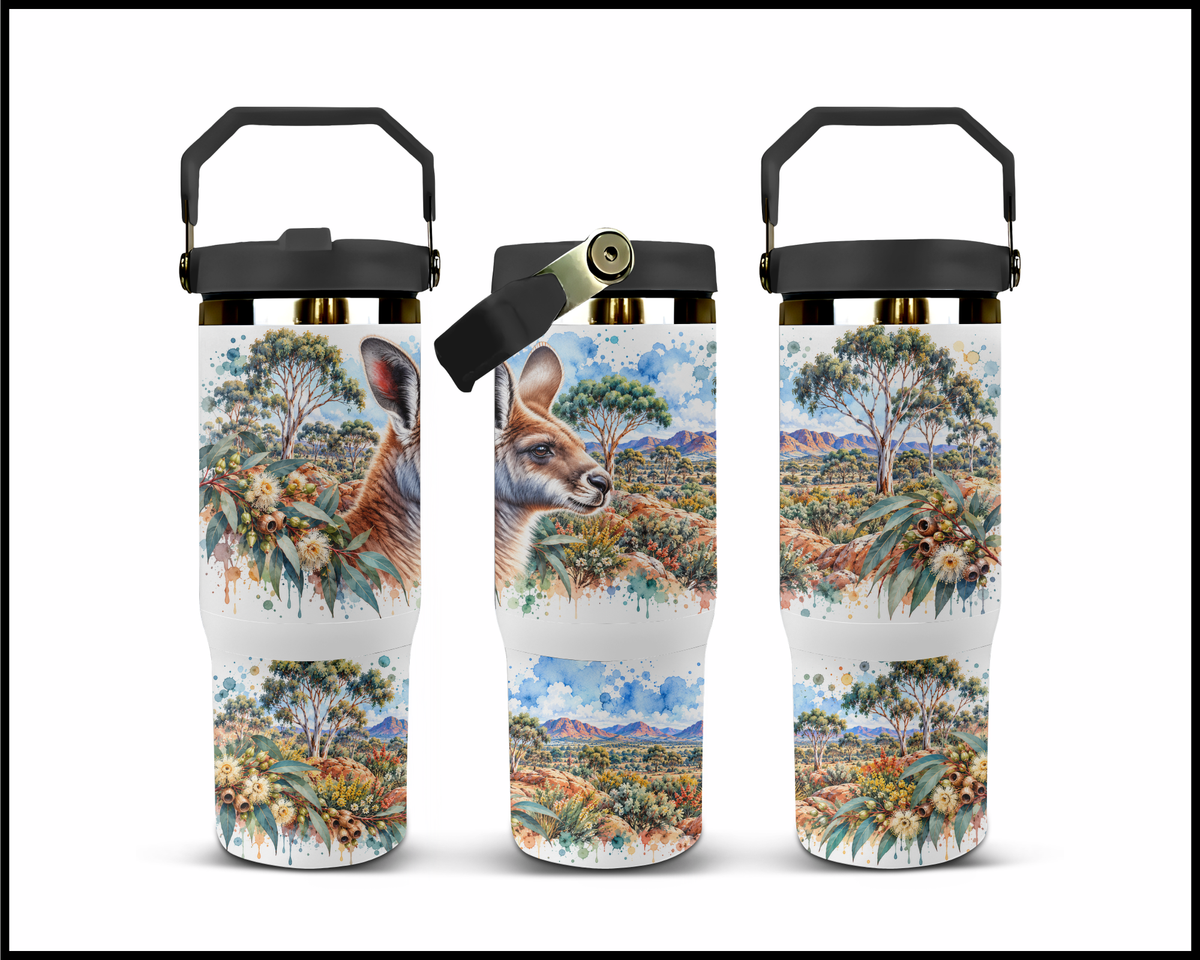The Aussie Bounder Stainless Steel Big Guzzler Tumbler (1787)