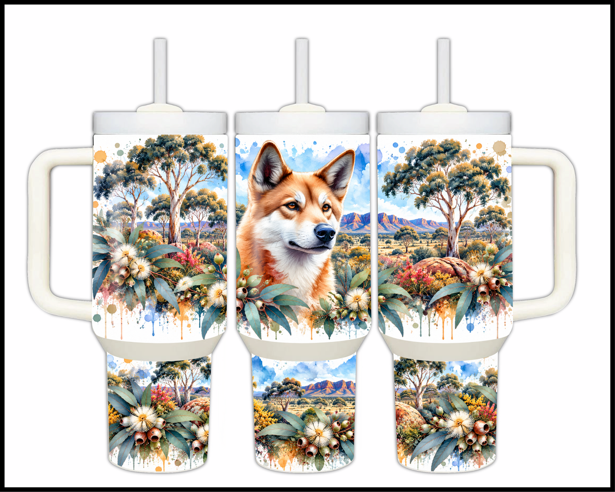 The Forest Dingo Stainless Steel Big Guzzler Tumbler (1791)