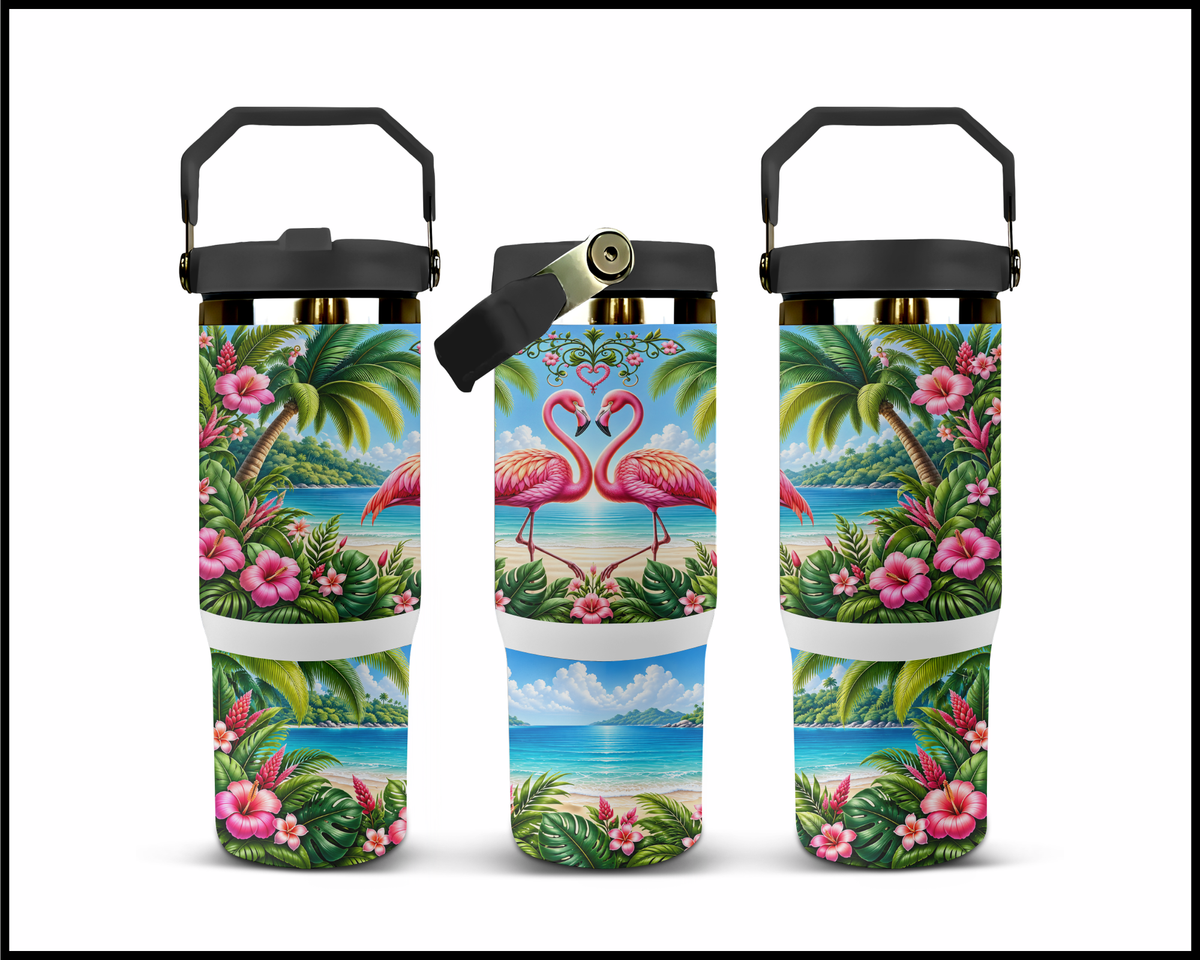 The Flock-tail Hour Stainless Steel Big Guzzler Tumbler (1796)