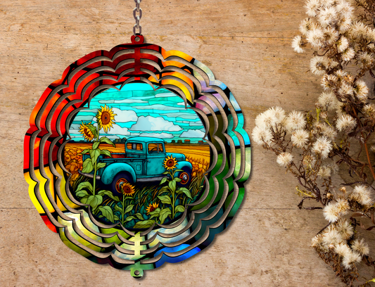 Floral Wind Spinner (268)