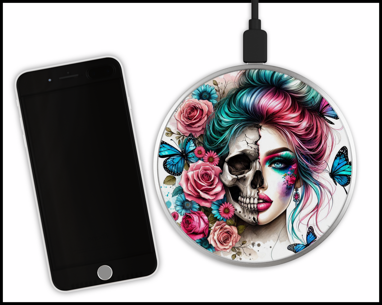 Mandala Woman Sublimated Wireless Phone Charger (217)