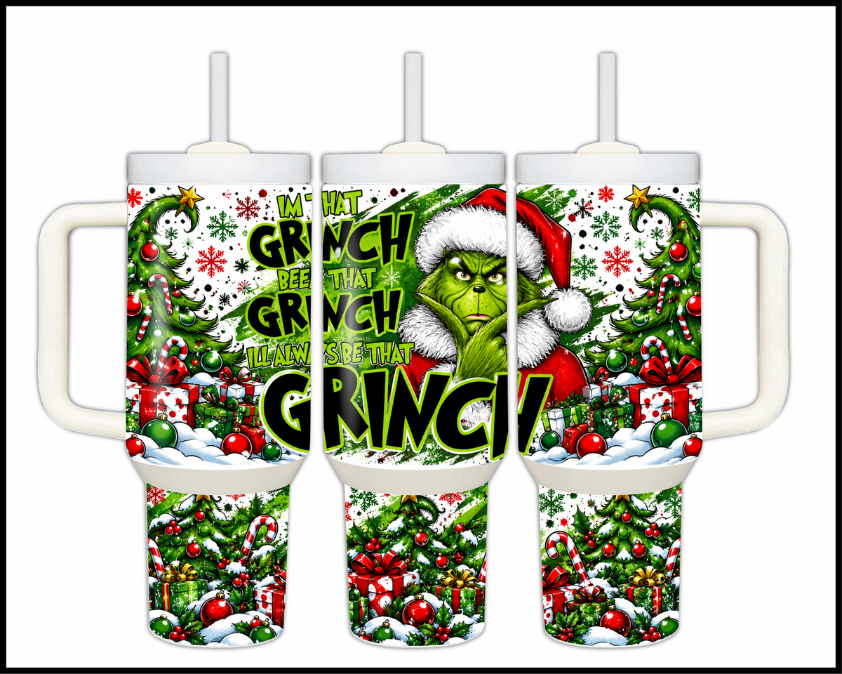Always That Grinch Stainless Steel Big Guzzler Tumbler (1804)