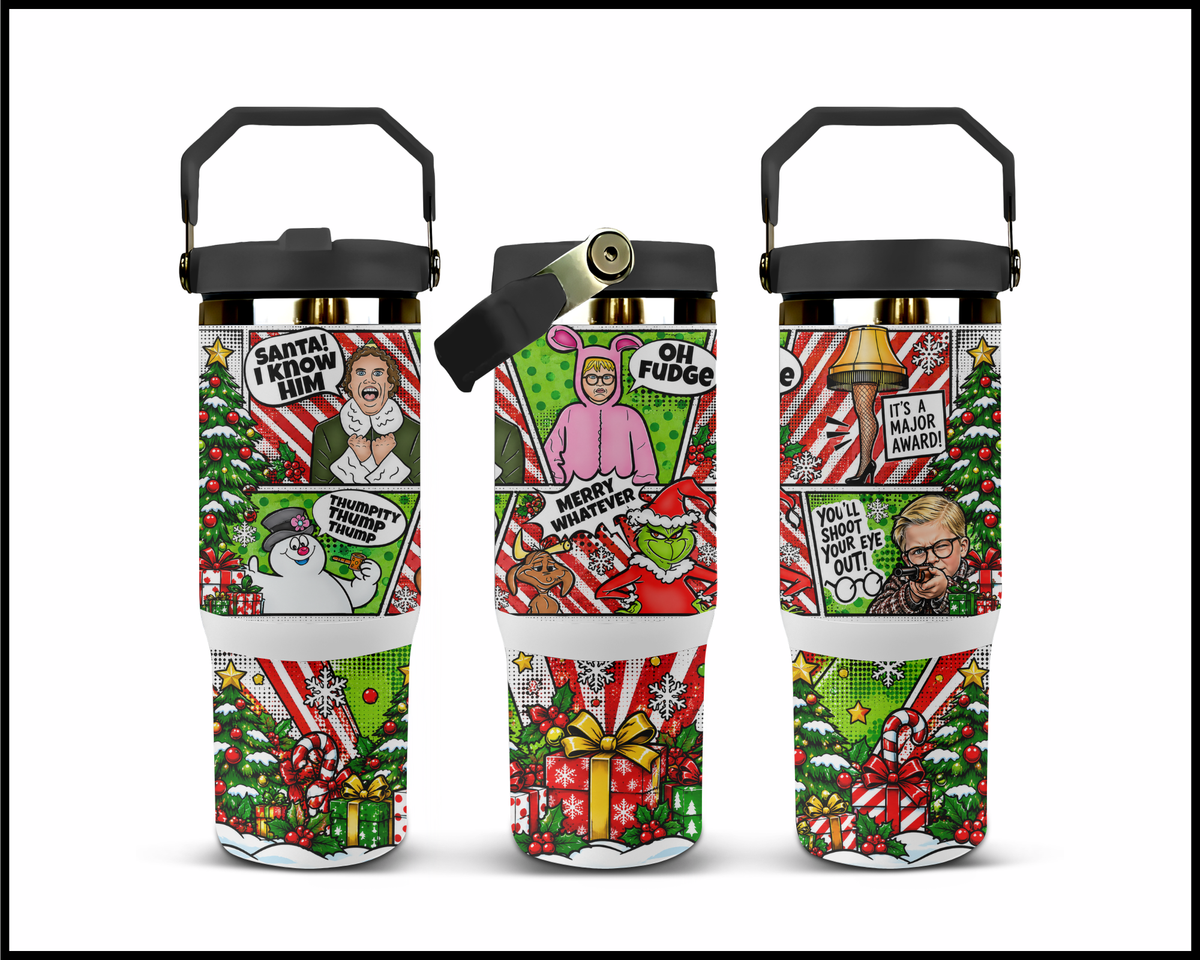 Merry Whatever Stainless Steel Big Guzzler Tumbler (1808)