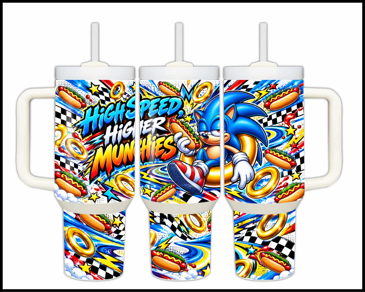 High Speed Higher Munchies Stainless Steel Big Guzzler Tumbler (1862)