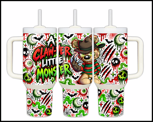 Claw-ver Little Monster Stainless Steel Big Guzzler Tumbler (1864)
