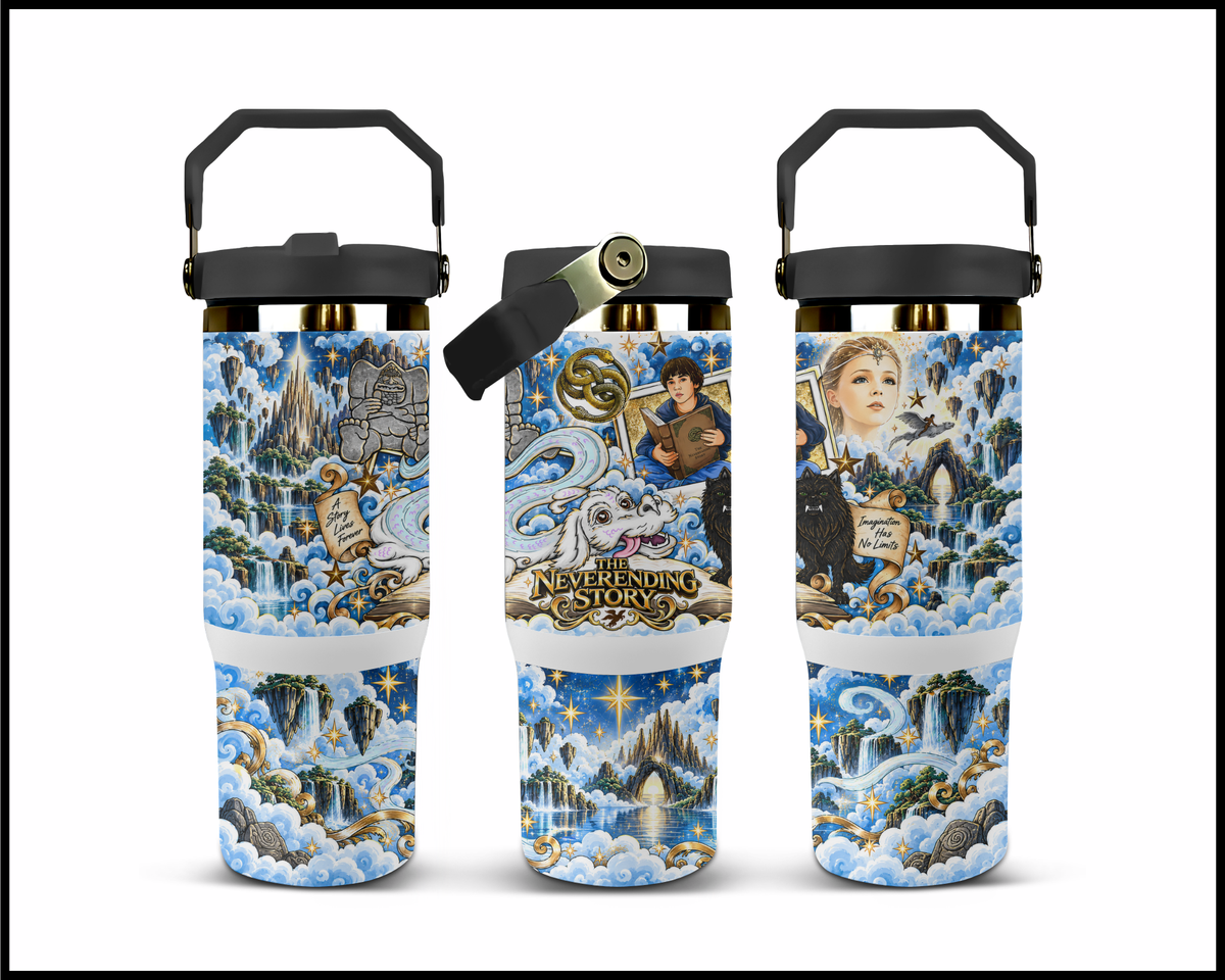 Never Ending Story Inspired Stainless Steel Big Guzzler Tumbler (1869)