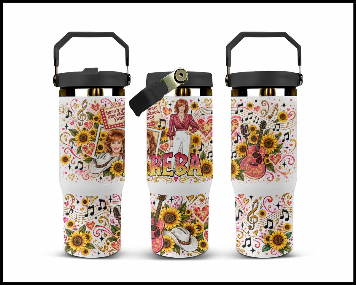 Reba McIntyre Inspired Stainless Steel Big Guzzler Tumbler (1875)
