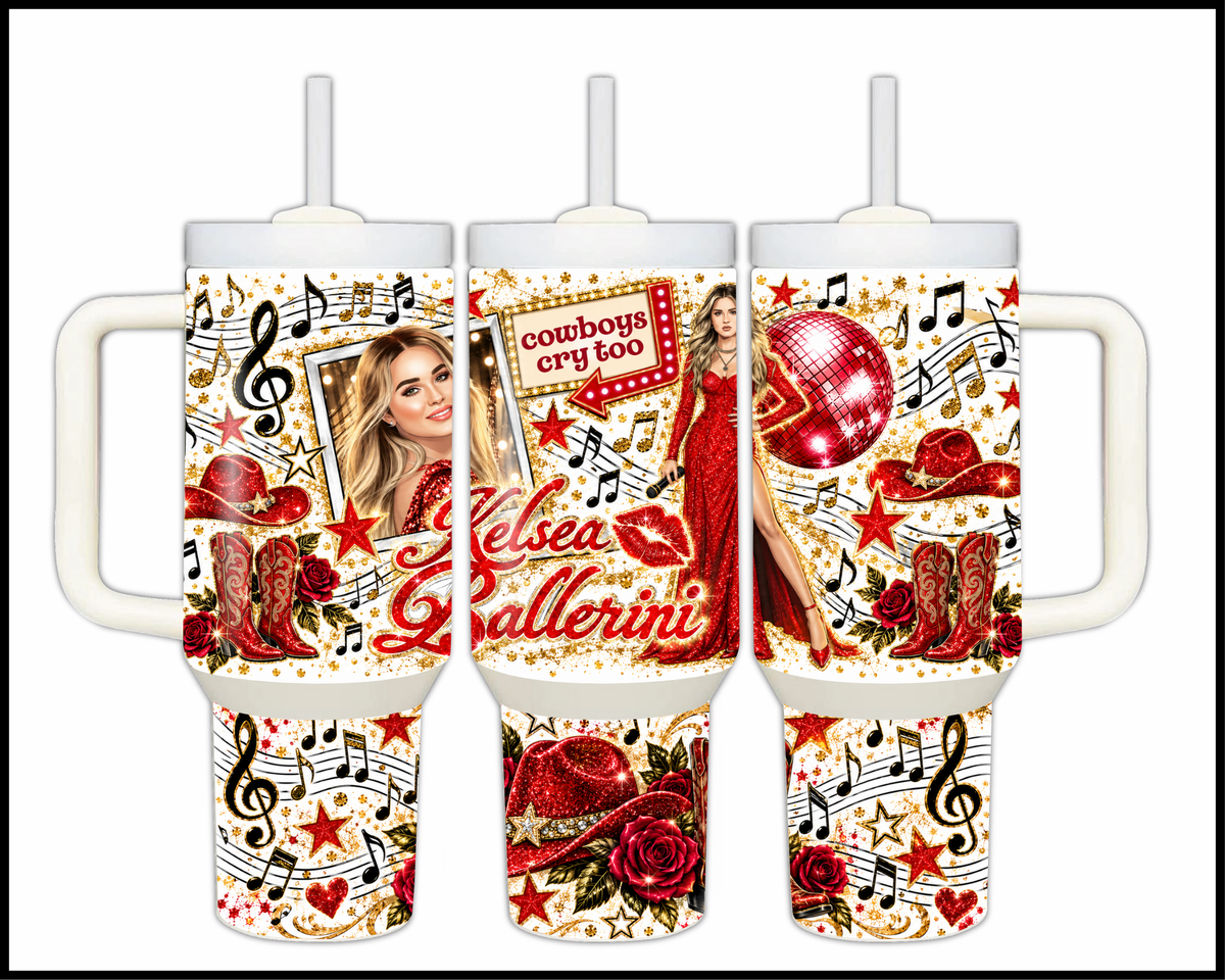 Kelsea Balerini Inspired Stainless Steel Big Guzzler Tumbler (1878)