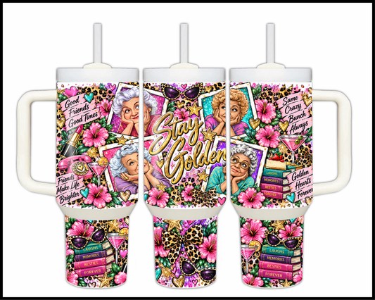 Golden Girls Inspired Stainless Steel Big Guzzler Tumbler (1883)