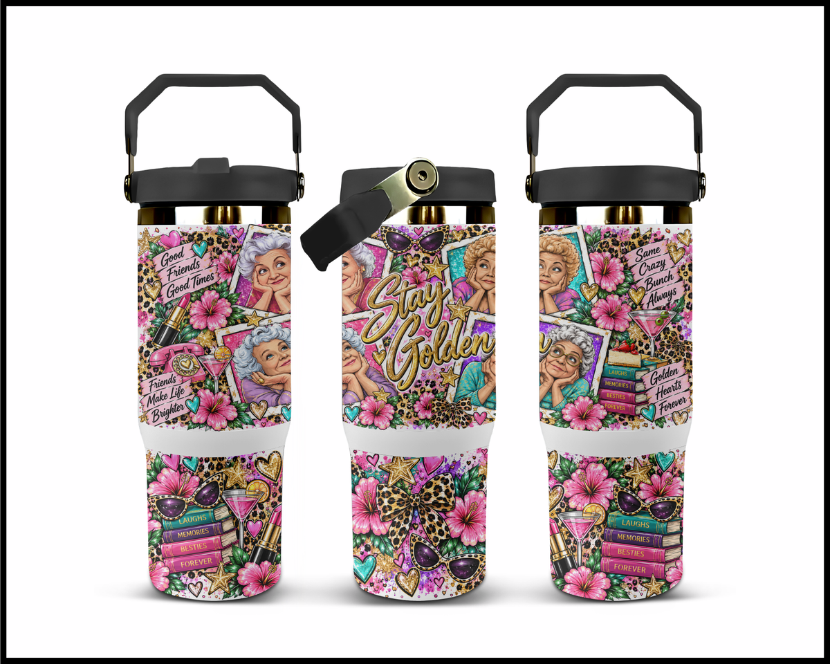 Golden Girls Inspired Stainless Steel Big Guzzler Tumbler (1883)