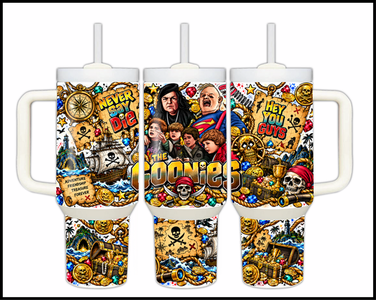 Goonies Inspired Stainless Steel Big Guzzler Tumbler (1890)