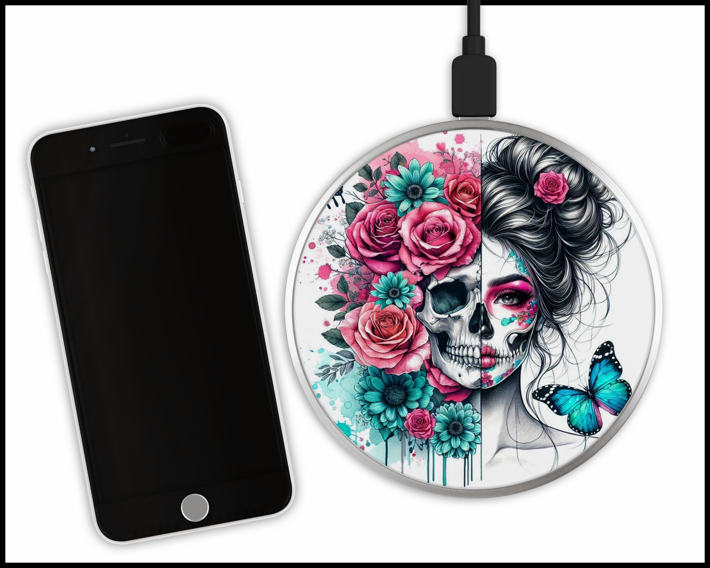 Mandala Woman Sublimated Wireless Phone Charger (218)