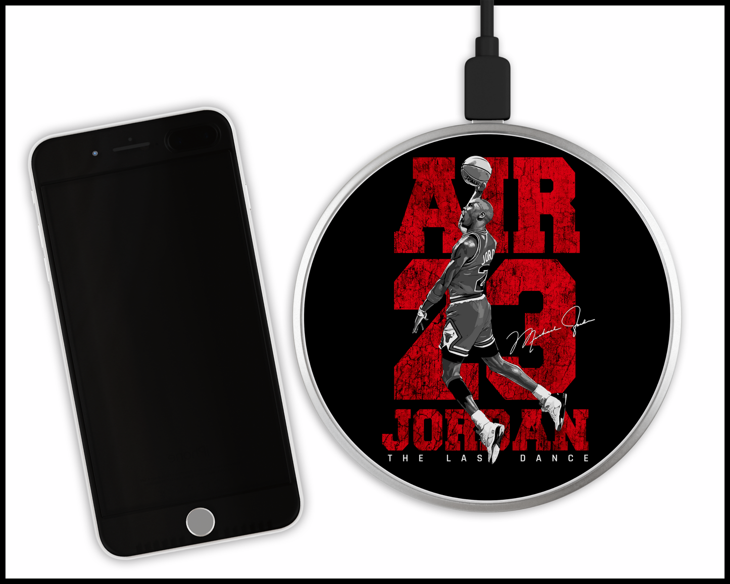 Jordan Sublimated Wireless Phone Charger (318)