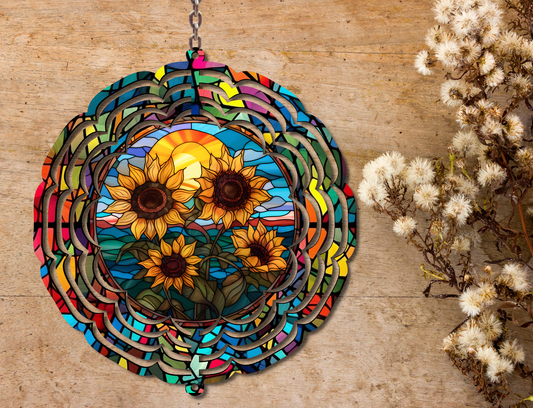 Floral Wind Spinner (269)